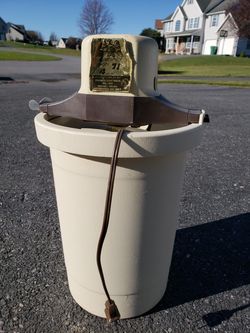 Vintage Richmond Cedar Works Electric Ice Cream Maker 71 4 Qt