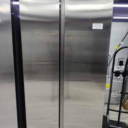 SAMSUNG SIDE BY SIDE REFRIGERATOR WITH 1 YEAR WARRANTY/ 1AÑO DE GARANTIA POR ESCRITO 