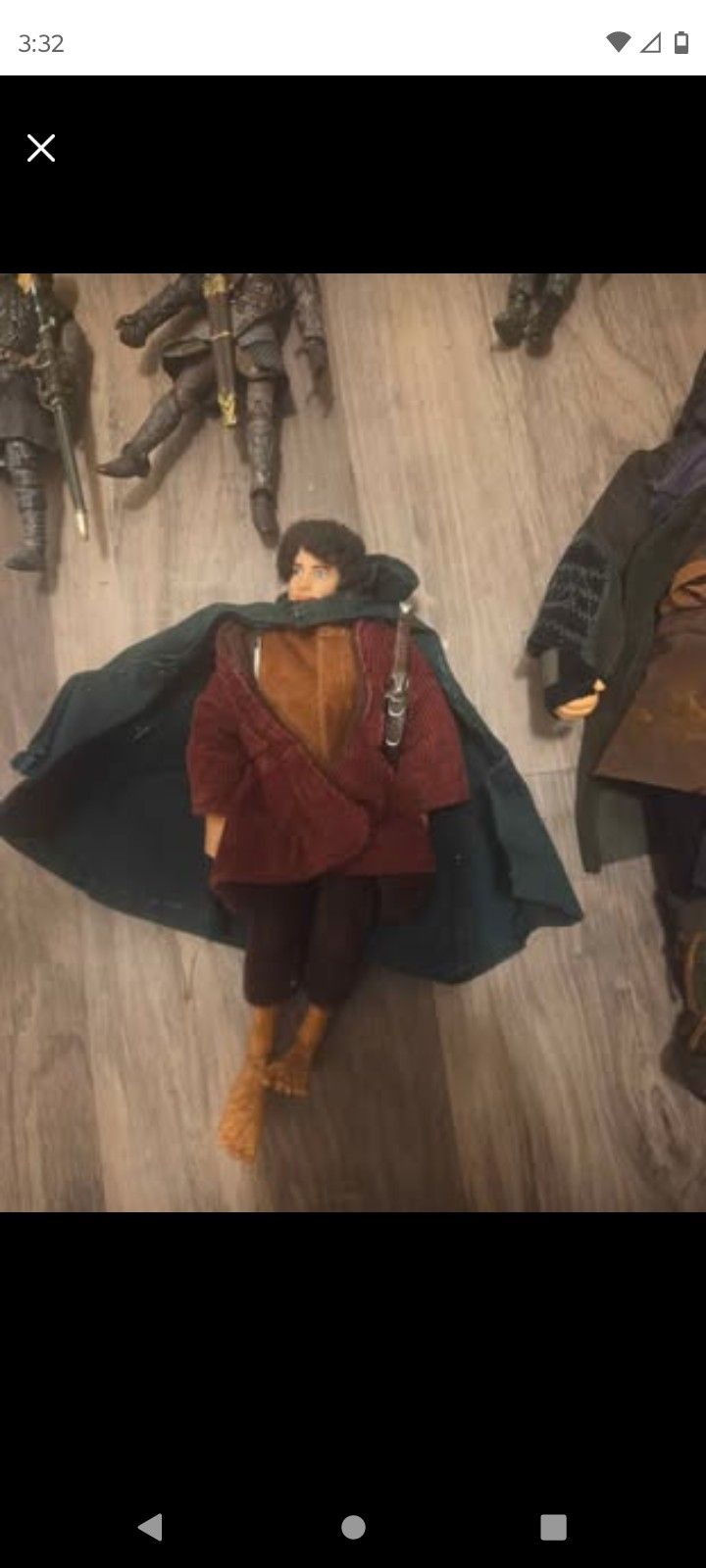 12-Inch Lord of the Rings Frodo Baggins Figure – Toy Biz