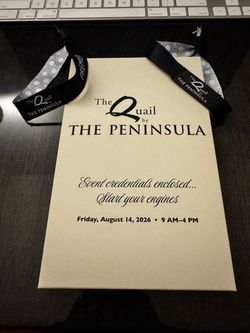 The Quail Motorsport event tickets