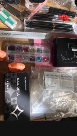 Acrylic Nail Kit for Beginners: Professional Acrylic Nail Kit Set with Everything Drill Powder Nail Art Starter Tech Kit at Home Salon Gift