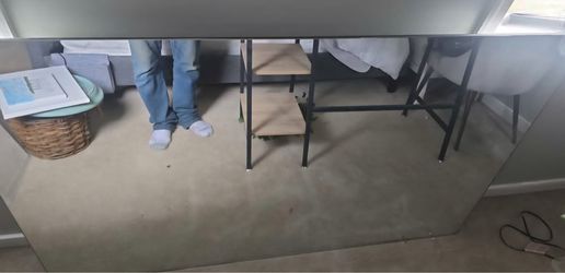 Frameless mirror