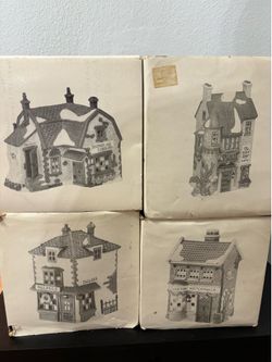 Department 56 Dickens Village Building Bundle – 4 Pieces