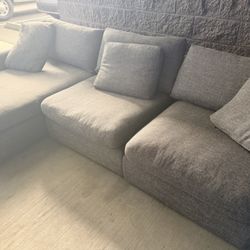 Modern Gray Modular Sectional – Great Deal