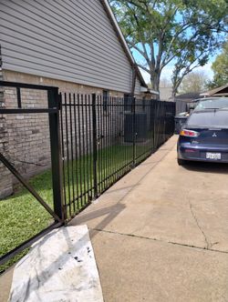 Wrought Iron Gate And Fence