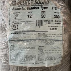 Select Sound Acoustic Blanket Type T150 Fiber Glass Insulation