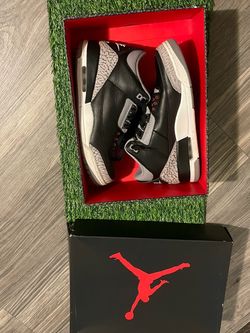 Jordan 3 black cement size 9