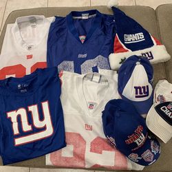 4 New York Giants 🏈 Jerseys Hats 🧢 XL