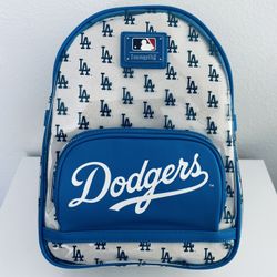Loungefly MLB LA Dodgers Clear Allover Print Stadium Backpack