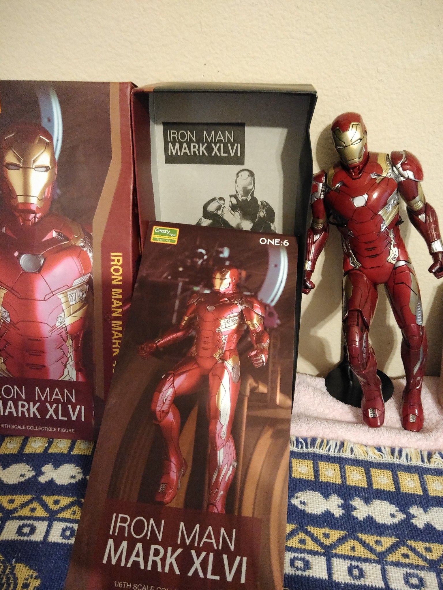 Iron Man and The Joker action figure lot