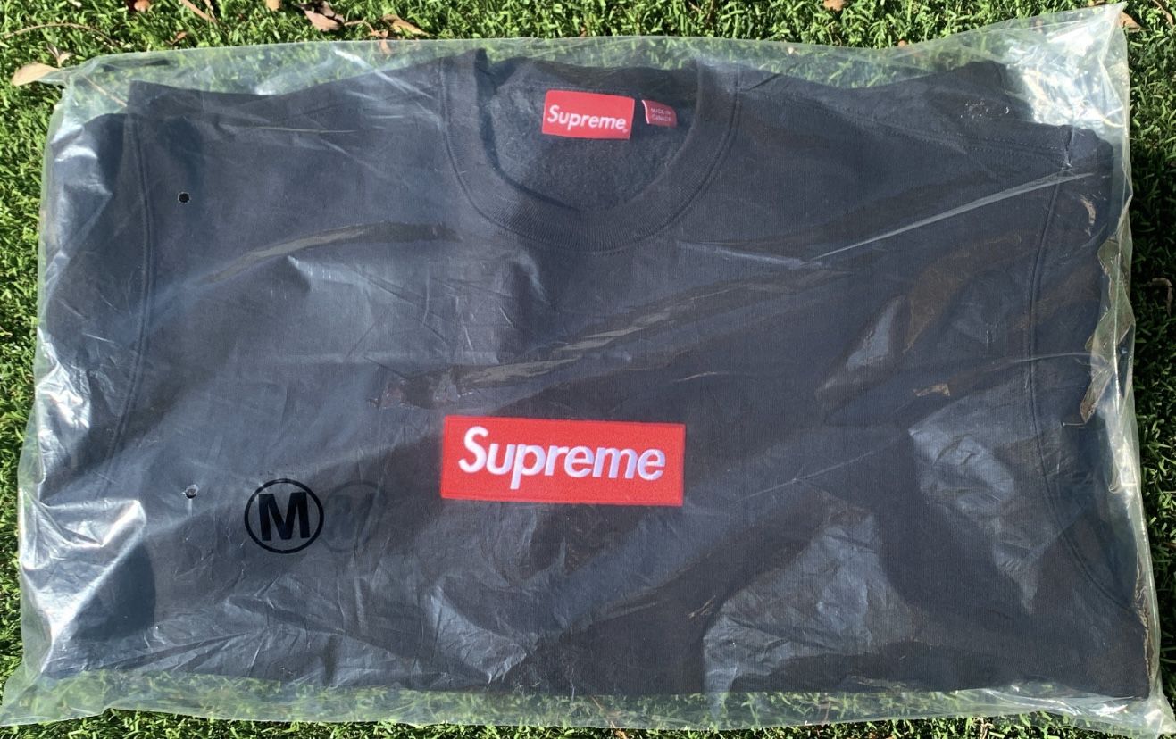 Supreme Box Logo Crewneck Black Size M