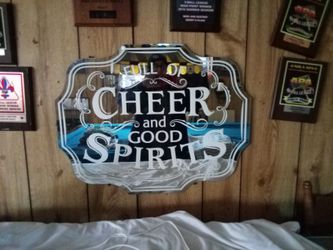 Cheer Sprit Glass Mirror 