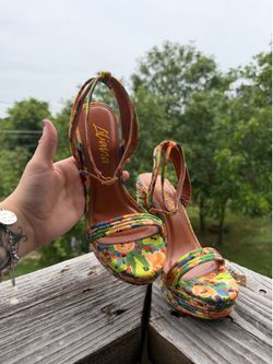 Multi color heels