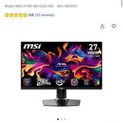 27” Mag Oled Gaming Monitor 