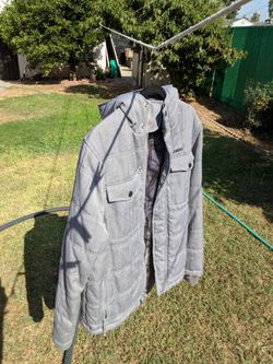 Element Winter Parka Herringbone Gray sz small