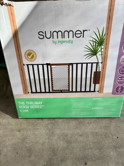 Summer by Ingenuity Thruway 60XW Series Extra-Wide Safety Pet & Baby Gate.