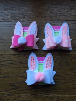 Easter hair bow