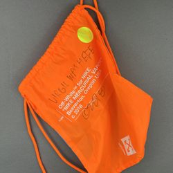 2018 VIRGIL ABLOH Off-White NIKE Shoe Bag “VIRGIL WAS HERE” Signed Autograph 