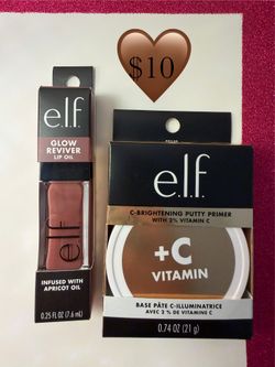 $10 elf primer & lip oil