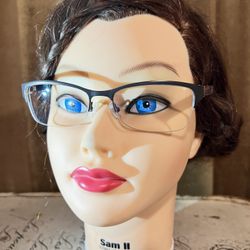 Eyeglass  100 eyeglass frames, Brown snakeskin Some marks on the glasses details in the photo