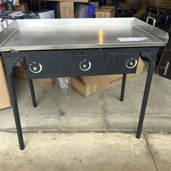 3 Quemadores De Alta Presión  Plancha De Acero Inoxidable  Presión Regular 359  Especial   269