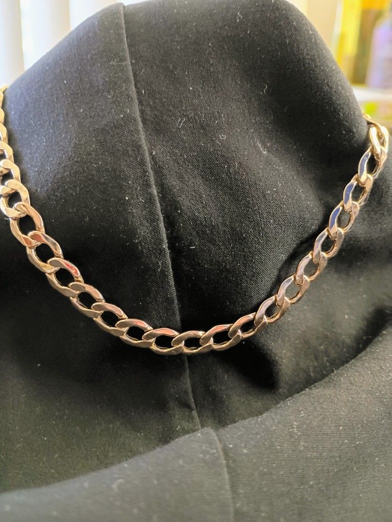 10k Gold Flat Curb Chain