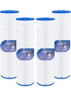 Future Way 4-Pack C4030 Pool Filter Cartridges Replacement for Hayward SwimClear C4030, C4025,C4020, Replace Hayward CX880XRE, Pleatco PA106, Unicel C