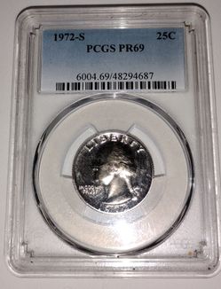 1972 S Quarter - PR69