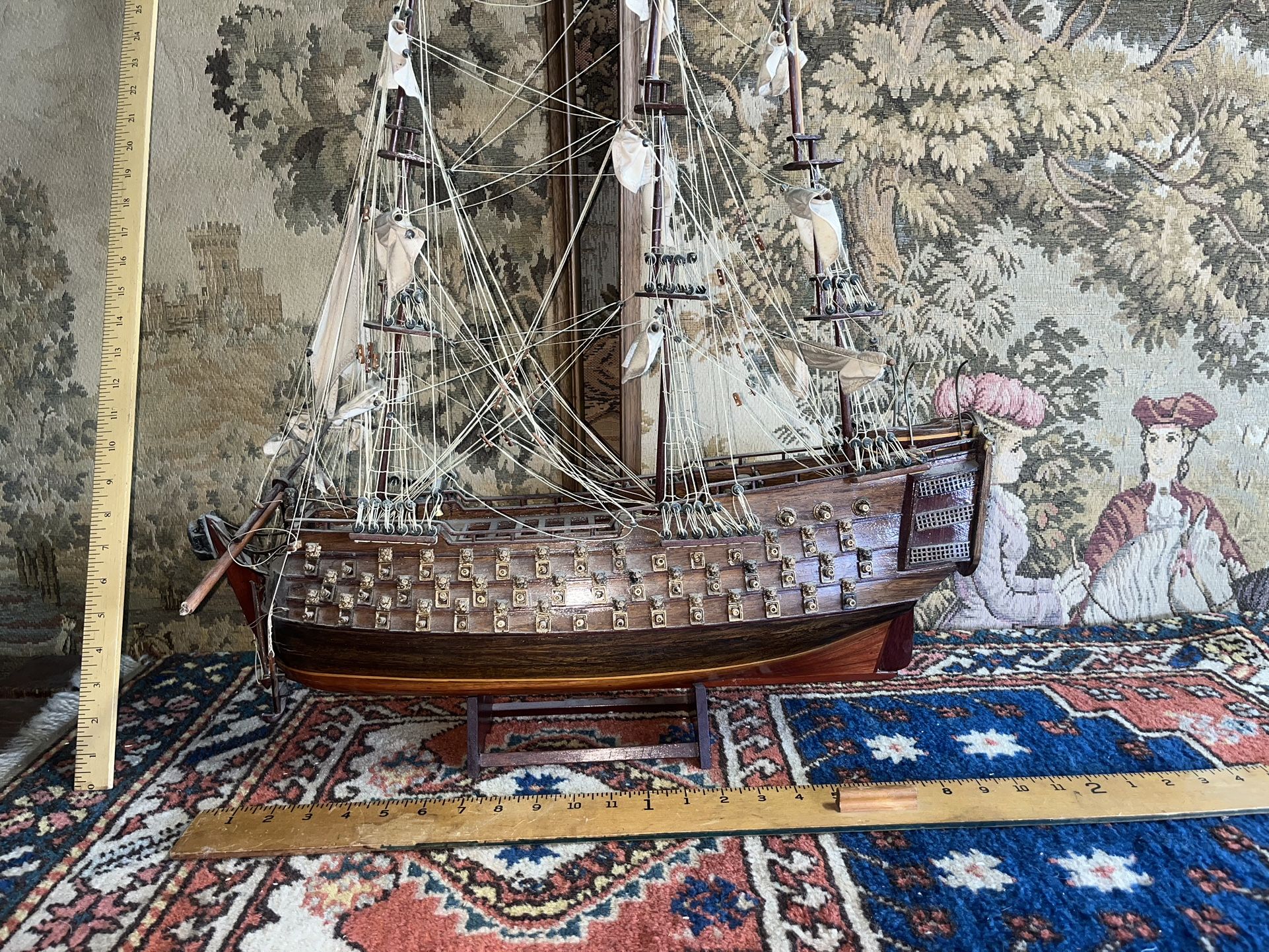 Vintage Spanish Galleon Victory Sailing Ship