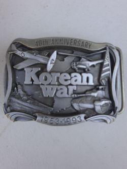 40th anniversary  Limited Edition Korean War Belt Buckle