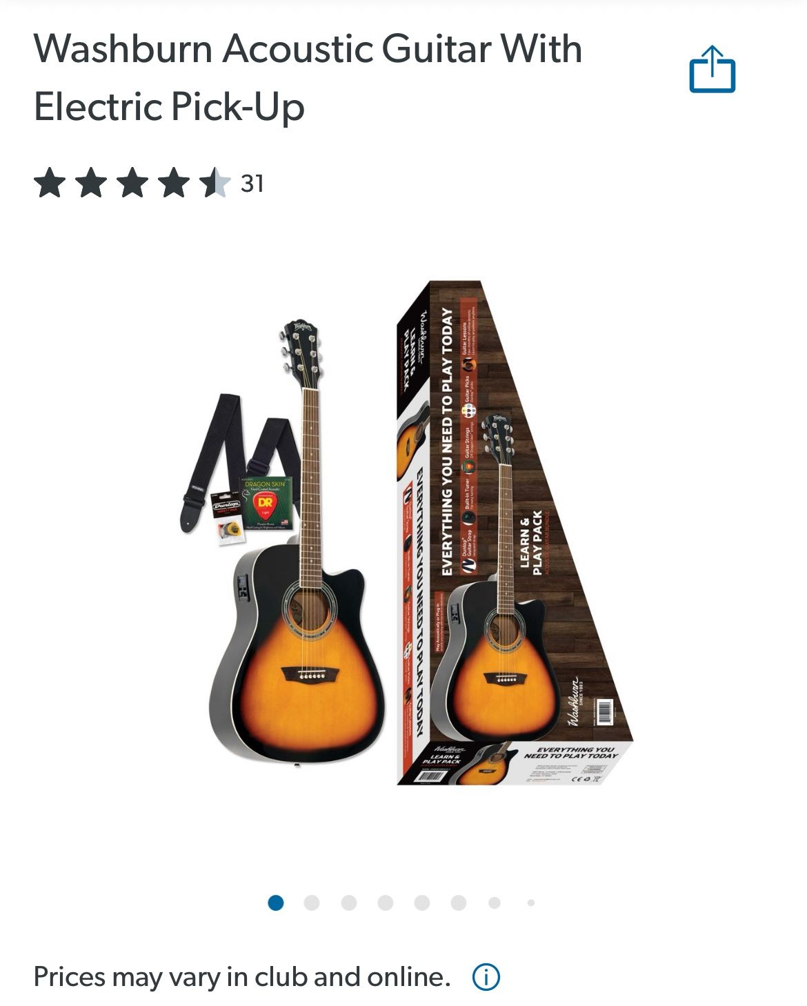 Washburn Acoustic Guitar