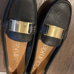 Black Flat Shoes Size 8.5M