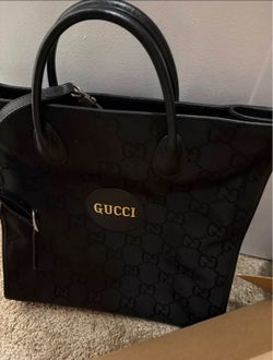 Authentic Black Gucci Tote