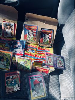 Base ball cards collection