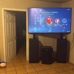 80 Inch TV With Speaker Set 400$