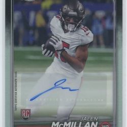 Jalen McMillan Signed Football Cards You Choose