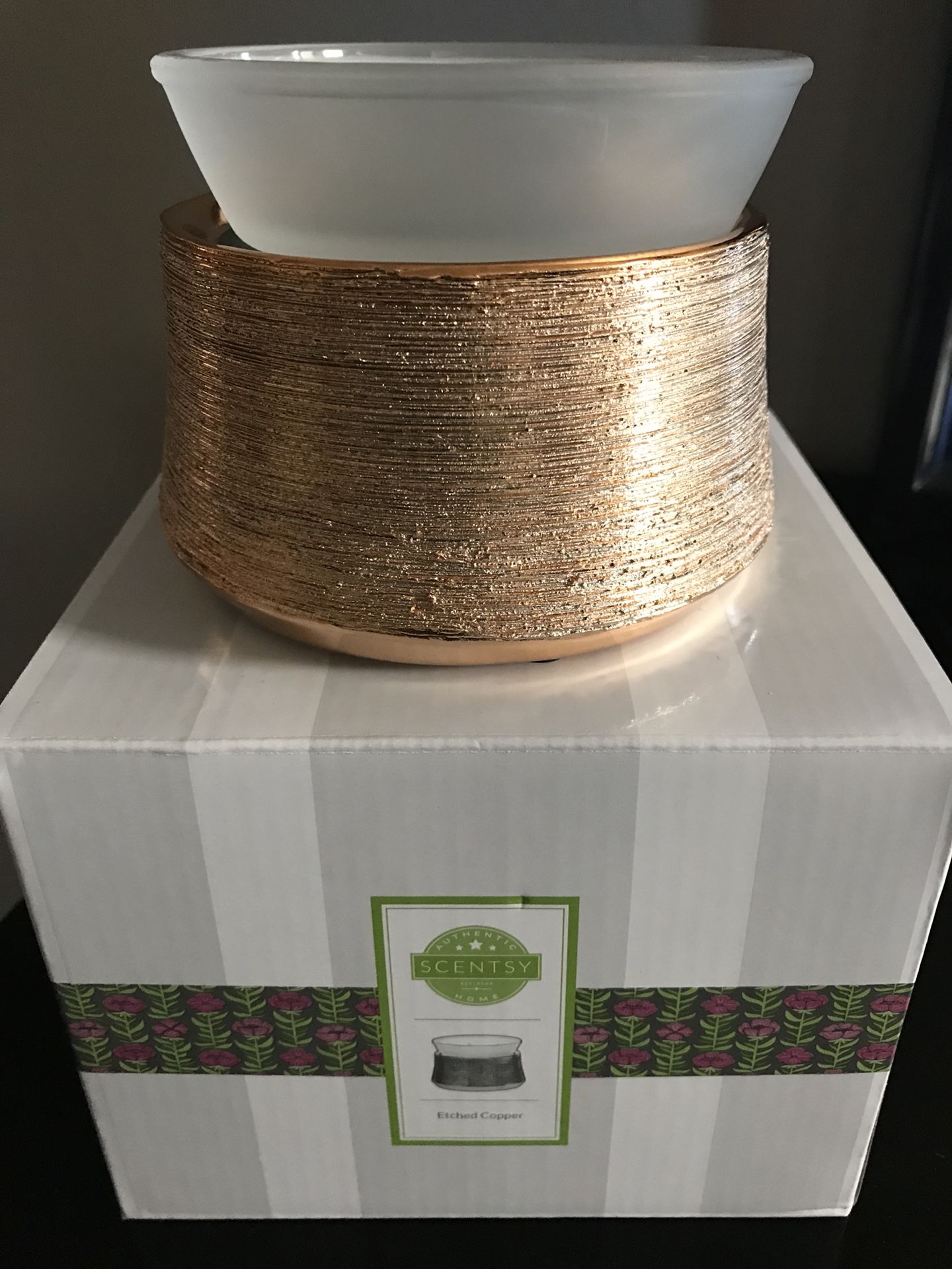 Etched Copper Scentsy Warmer