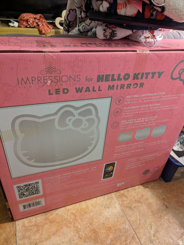 HK LED mirror NEW IN BOX 
