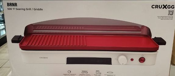 CRUXGG BRNR 500°F Searing Electric Grill / Griddle (Close-up Detail)