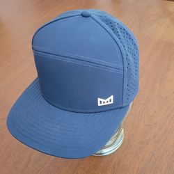 Melin Trenches Hydro SnapBack Hat Adjustable One size fits most Dark 
blue New, no tags.
Please see photos for details.