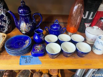 Blue Tea set