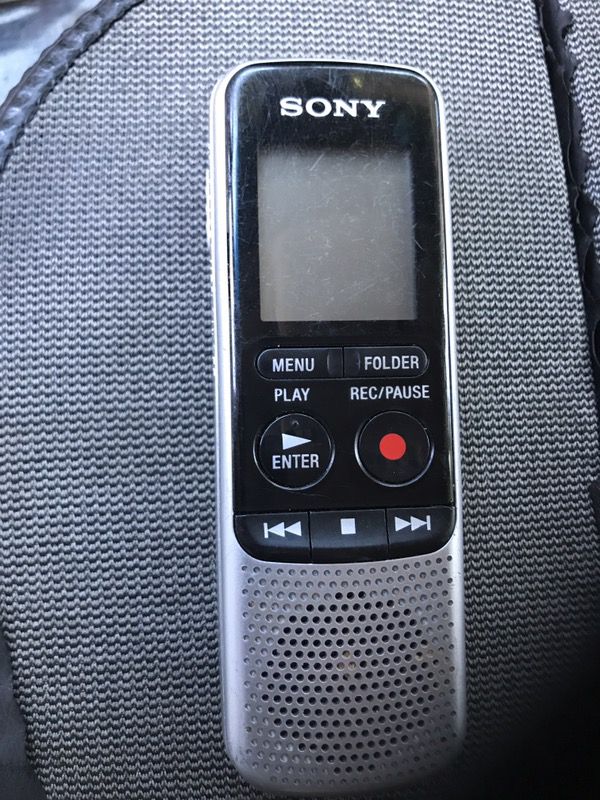 Small Sony recorder
