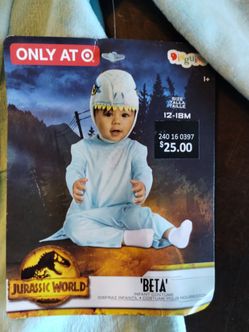 New Beta dinosaur Costume 12-18 months