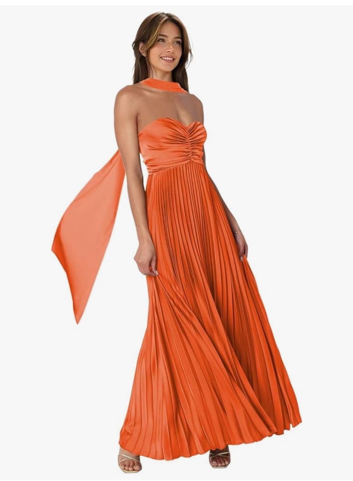 New Orange Dress. Never Worn. Size 4 & 6.