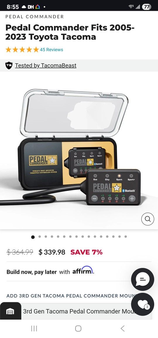 Pedal Commander Tacoma