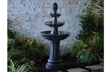 NEW! ALLEN + ROTH LED Lighted 3-Tier Fountain Model # 5991310
