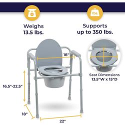  Adult Commode & Liners *NEW*