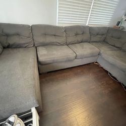 Gray Sectional 3 Piece Need Gone Today 