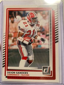 Deion Sanders Donruss Atlanta Falcons Football Card