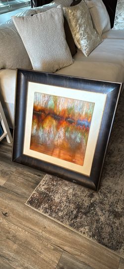 Square framed painting